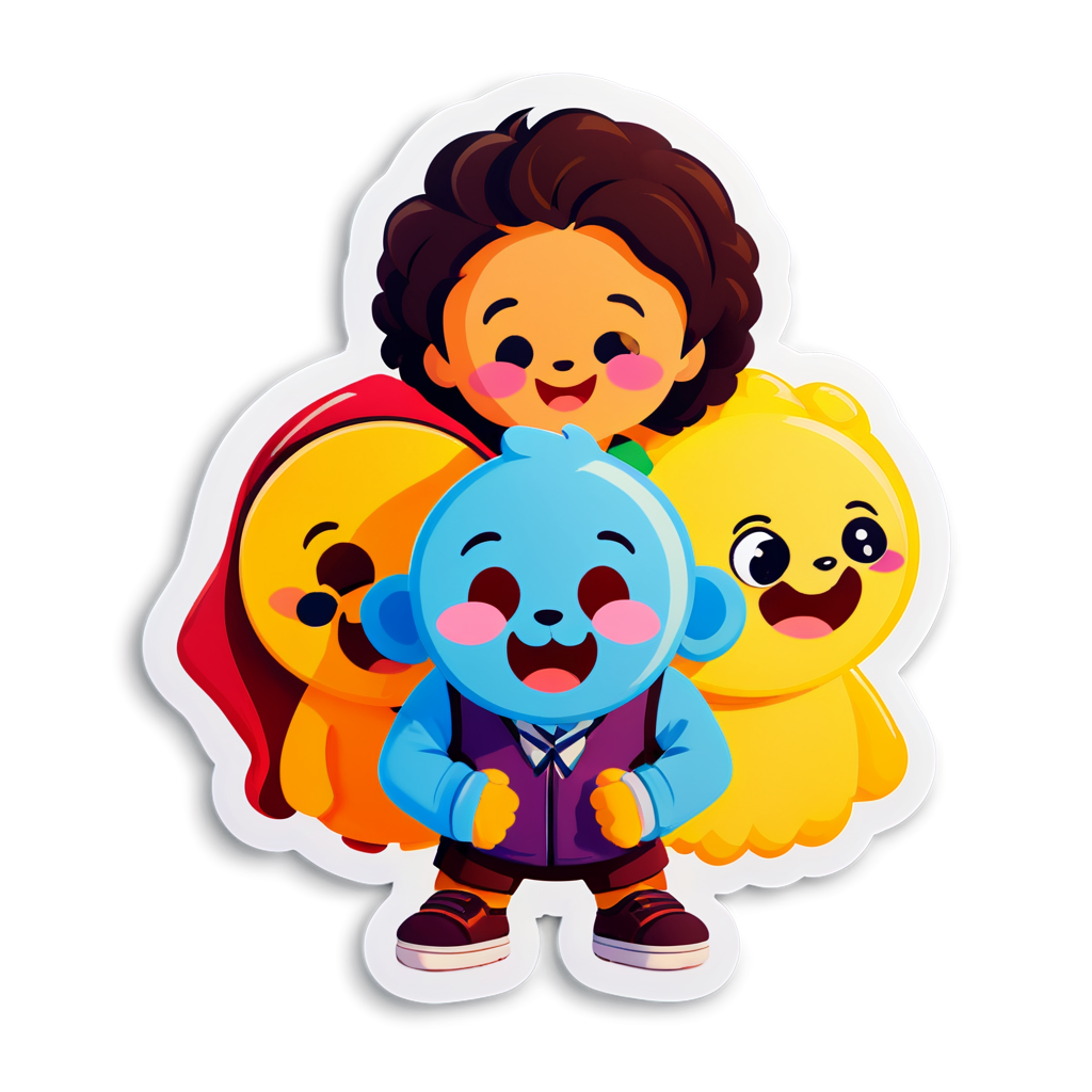 Cute Meeting Sticker