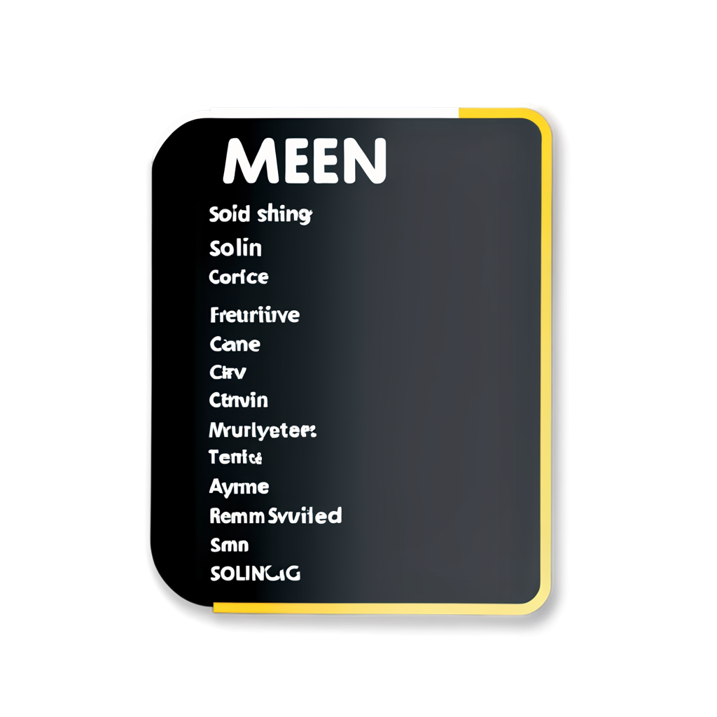 Menu Sticker Collection