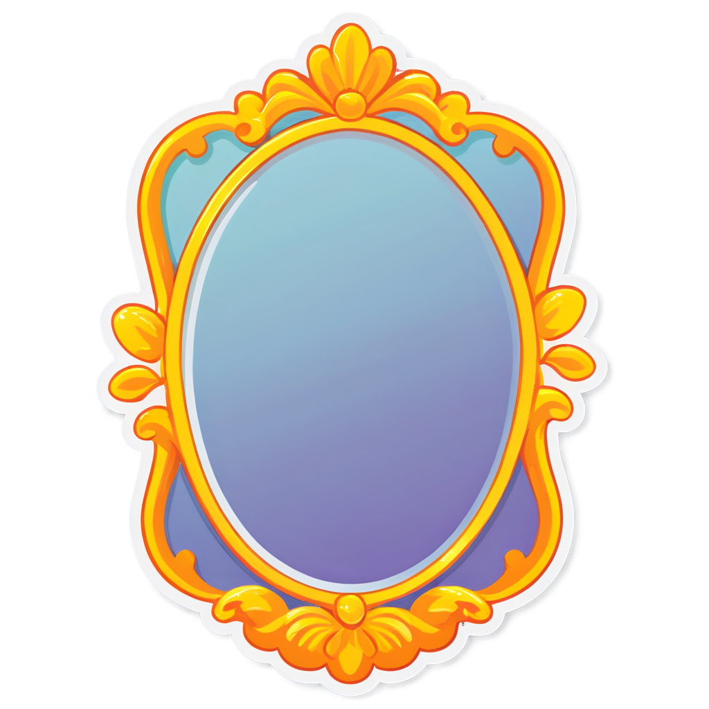 Mirrors Sticker Ideas