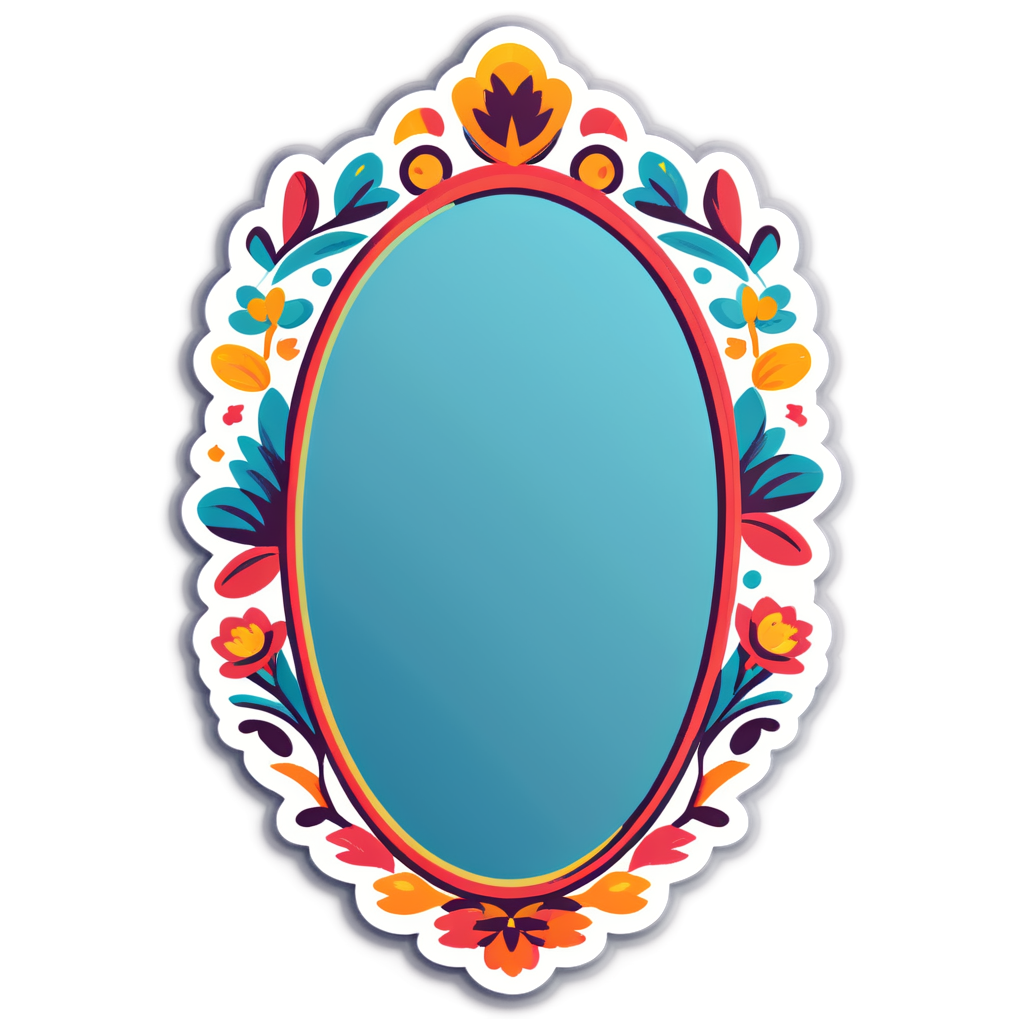 Mirrors Sticker Ideas