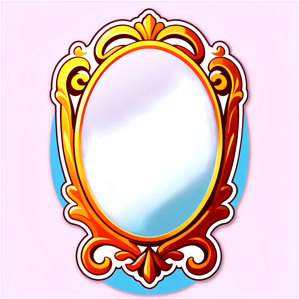 Mirrors Sticker Ideas