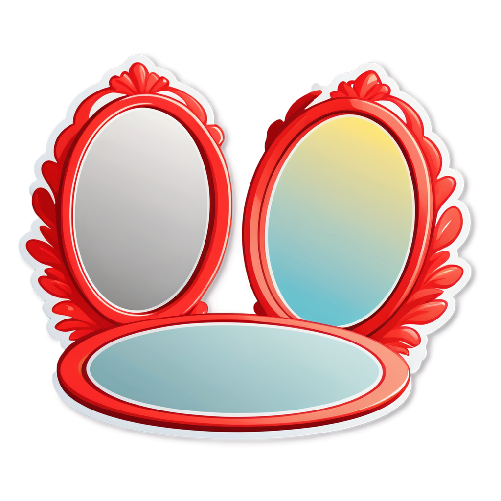 Cute Mirrors Sticker