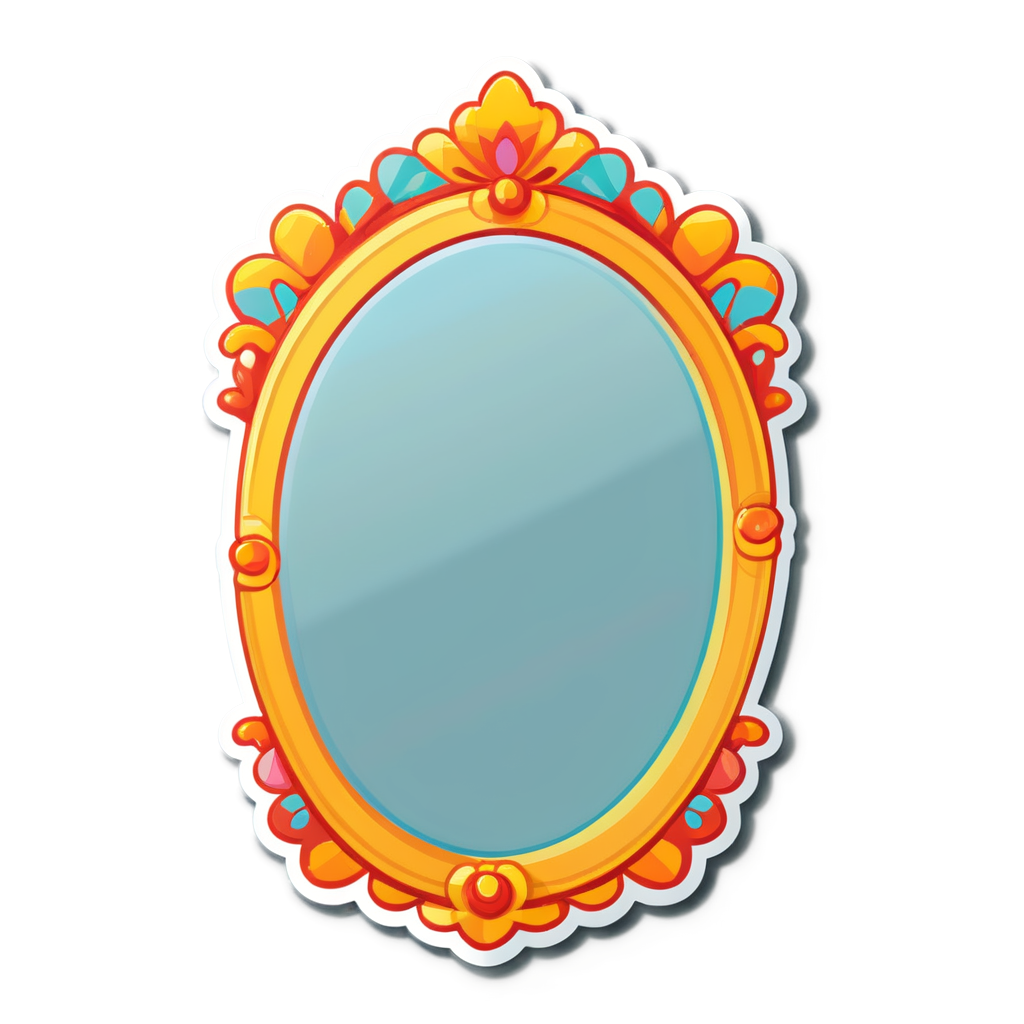 Cute Mirrors Sticker