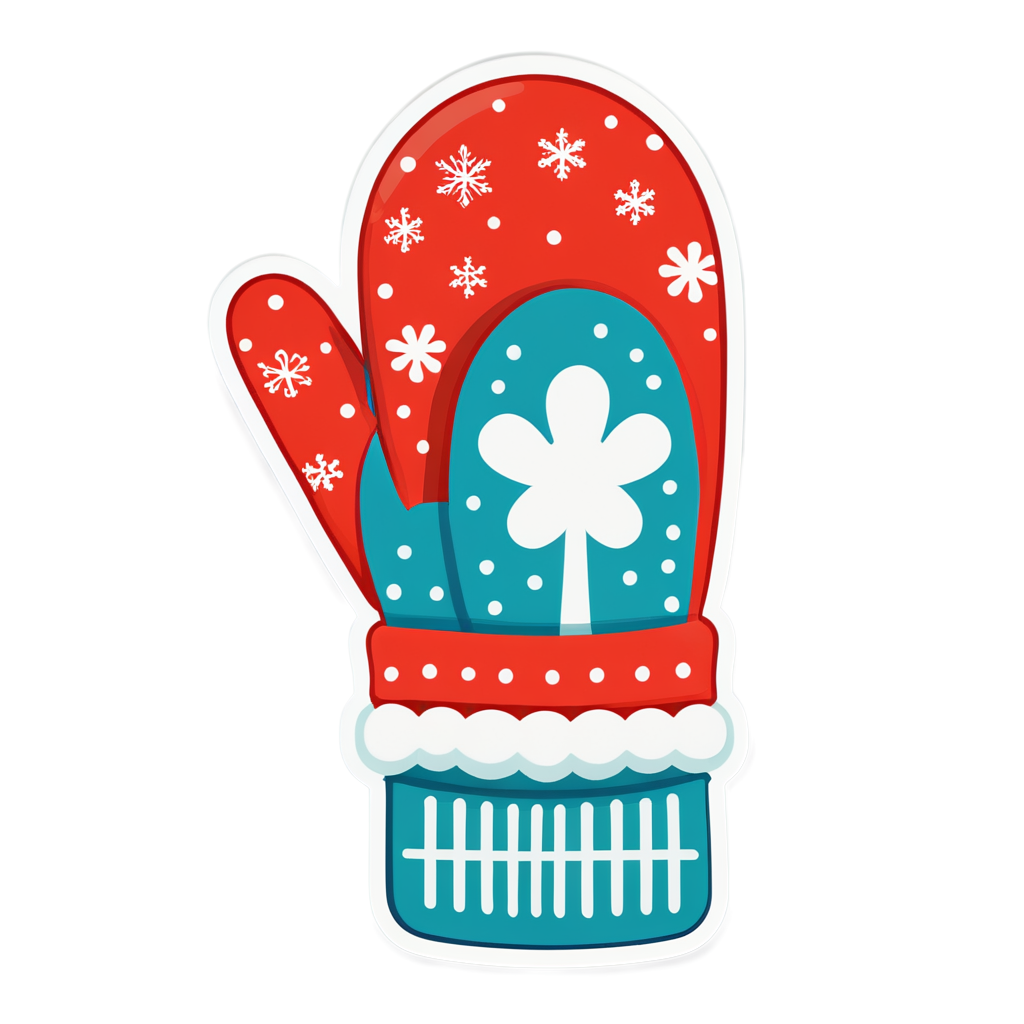 Cute Mittens Sticker