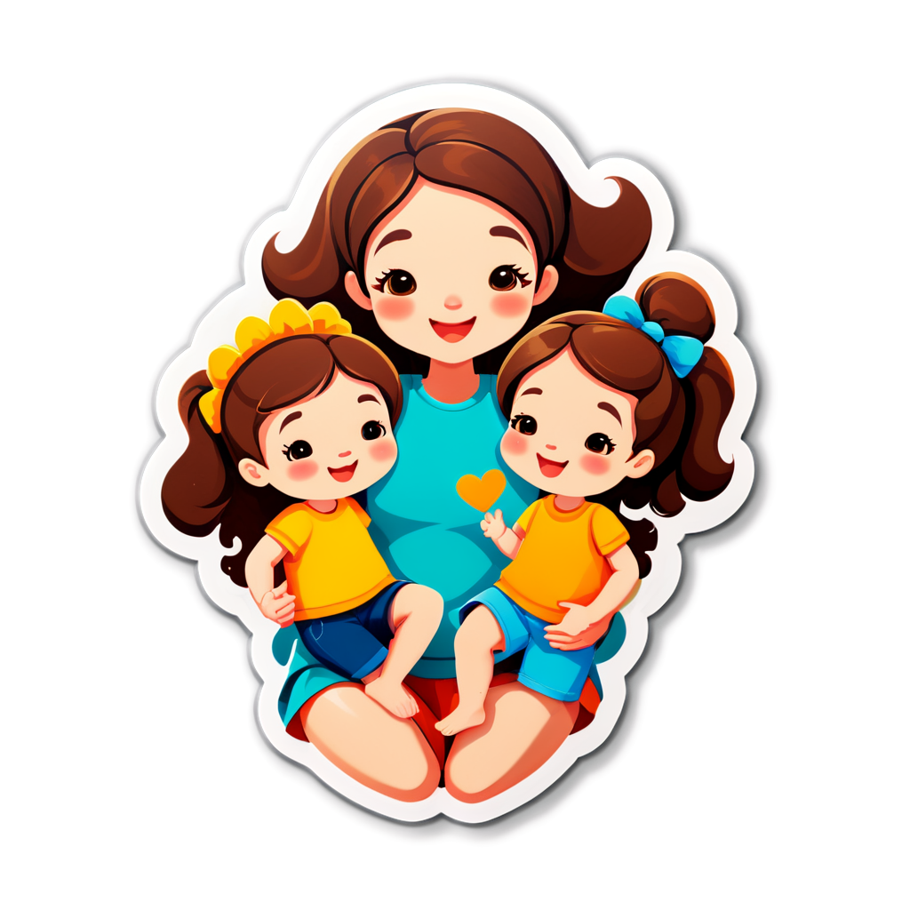 Cute Moms Sticker