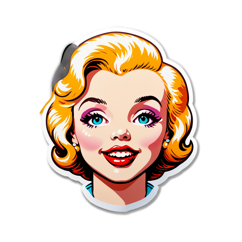 Cute Monroe Sticker