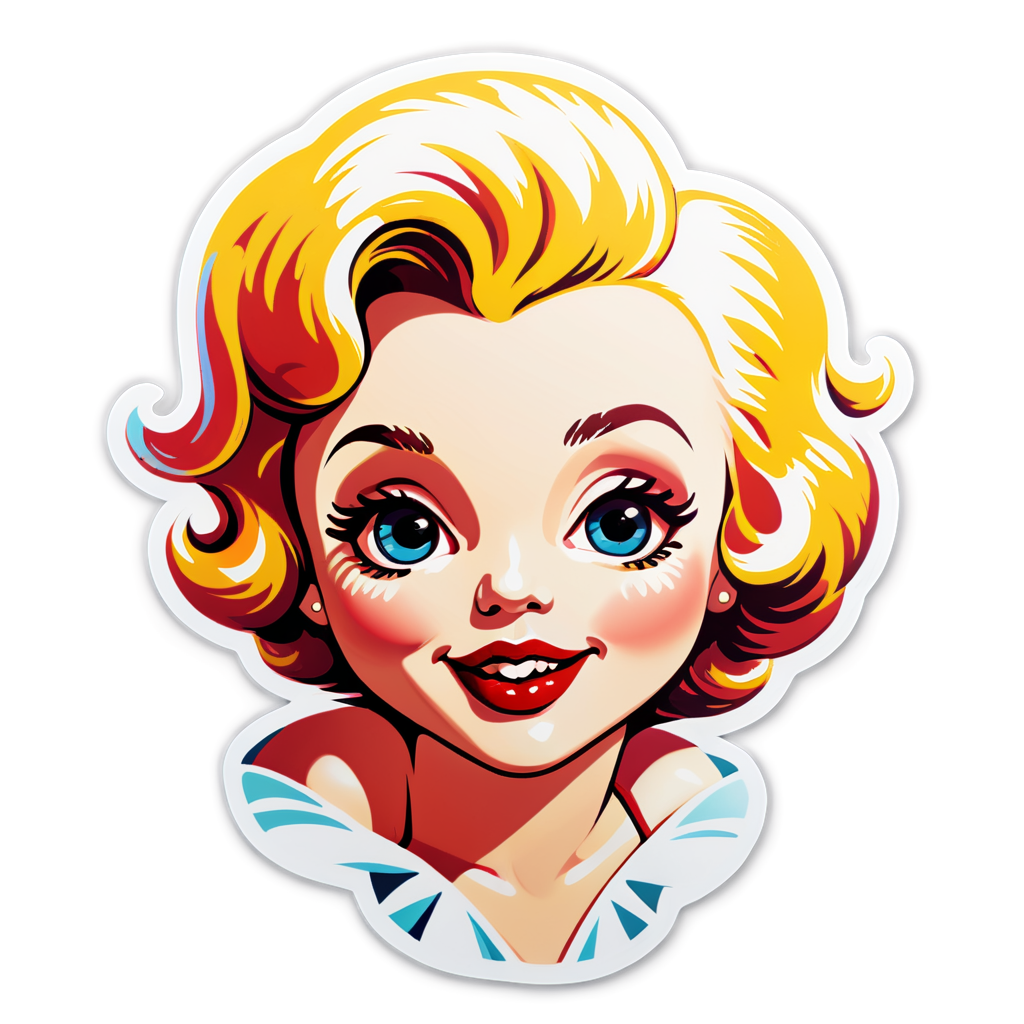 Cute Monroe Sticker