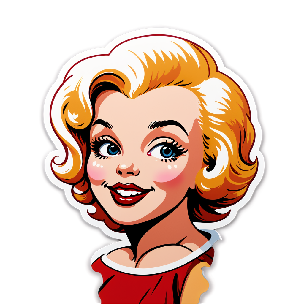 Cute Monroe Sticker