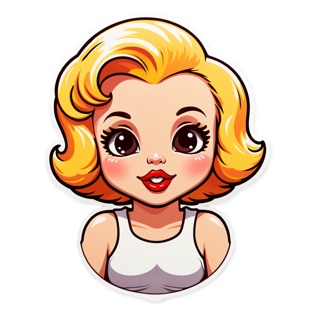 Cute Monroe Sticker