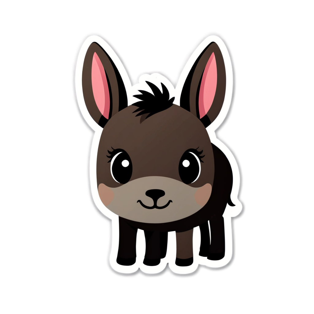 Cute Mules Sticker