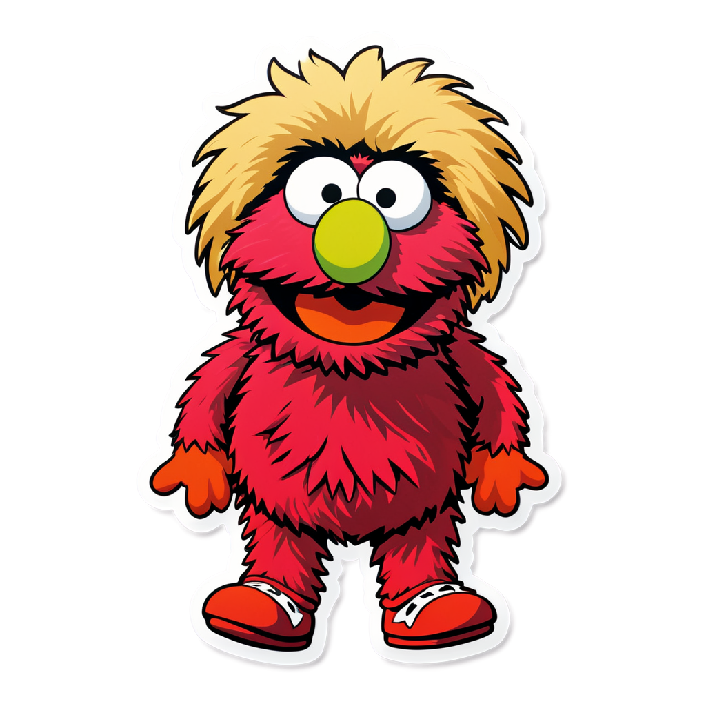 Cute Muppet Sticker