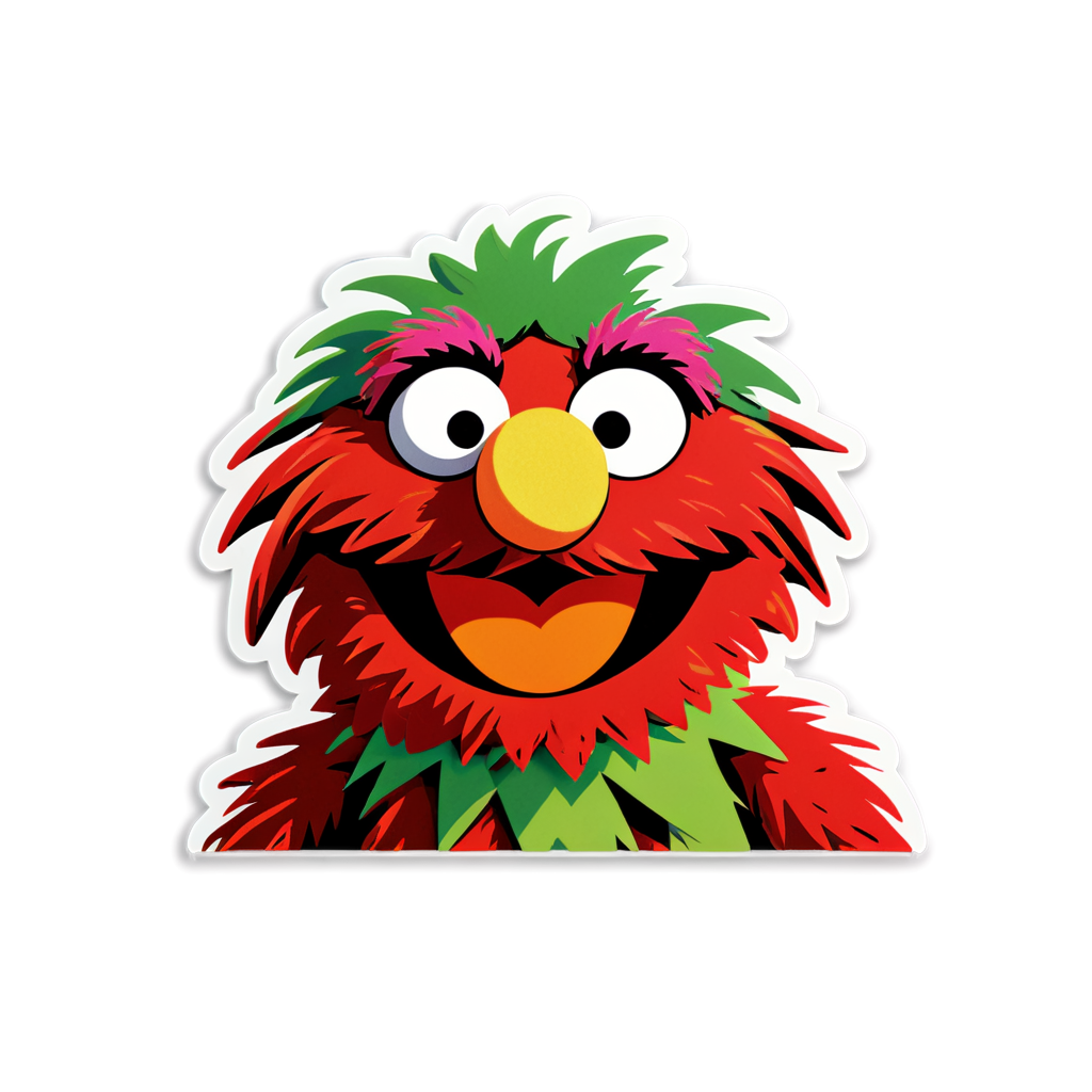 Cute Muppet Sticker