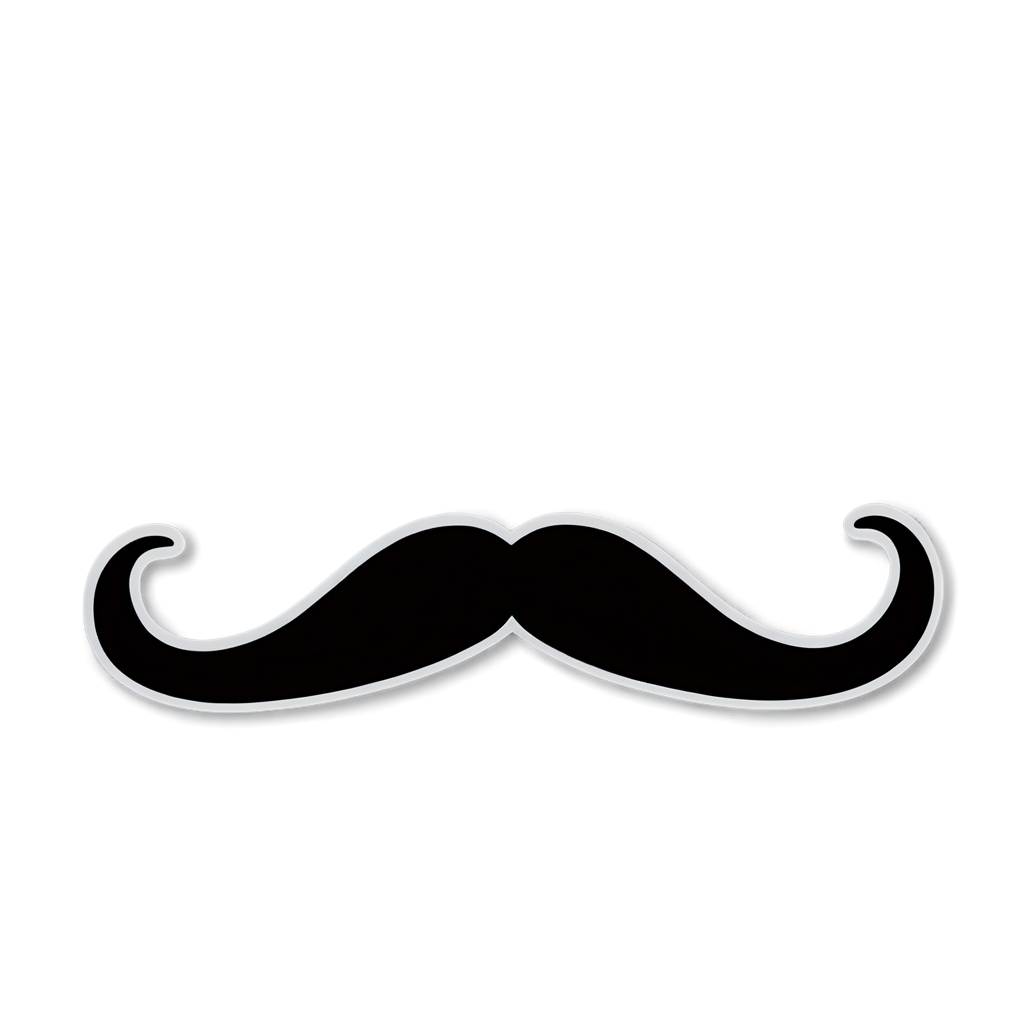 Mustache Sticker Collection