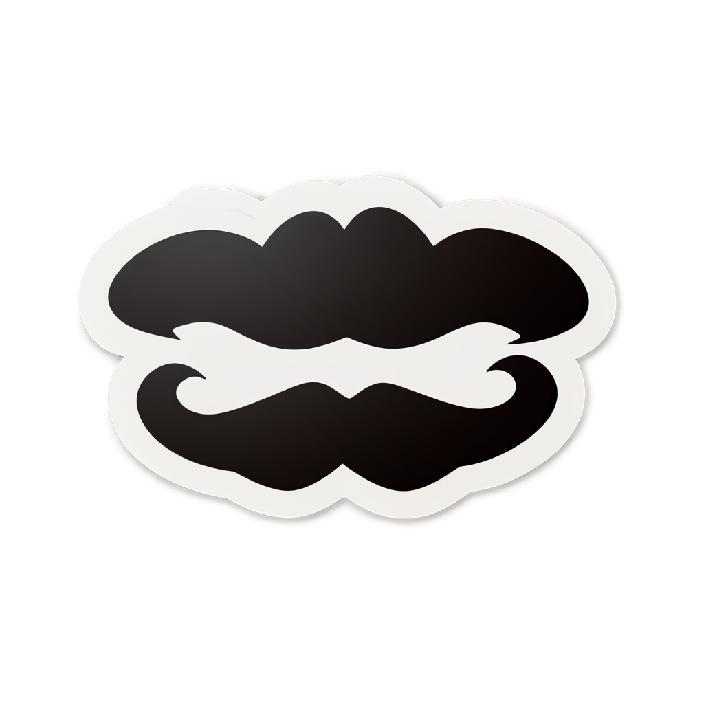 Mustache Sticker Collection