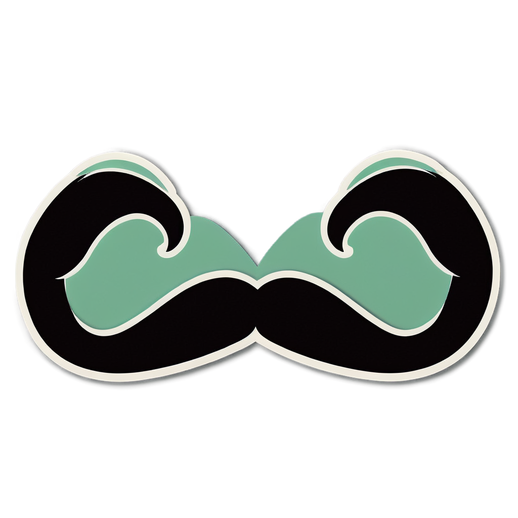 Mustache Sticker Collection