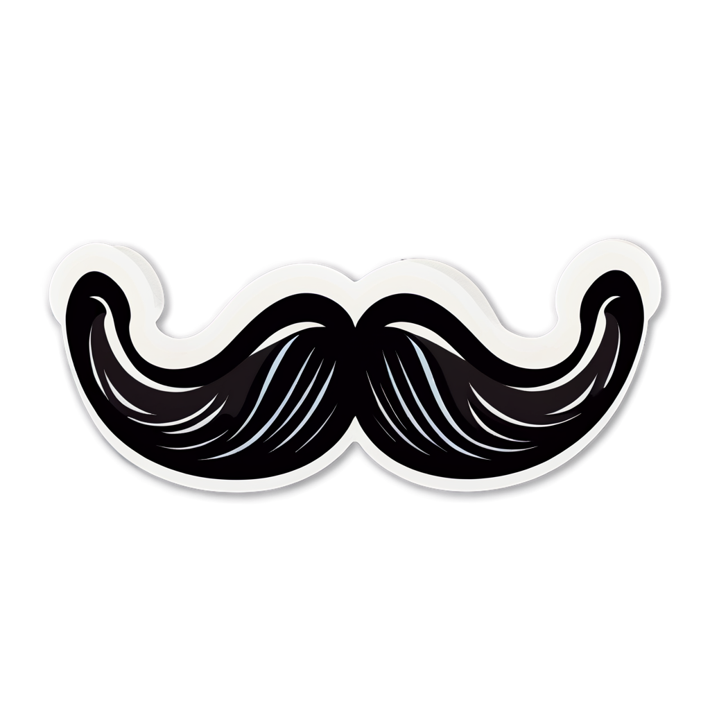 Mustache Sticker Ideas