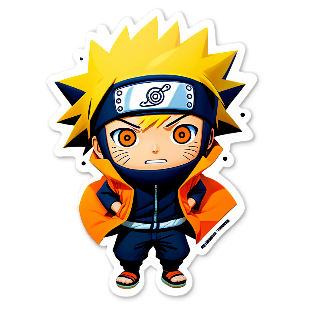 Cute Naruto Sticker