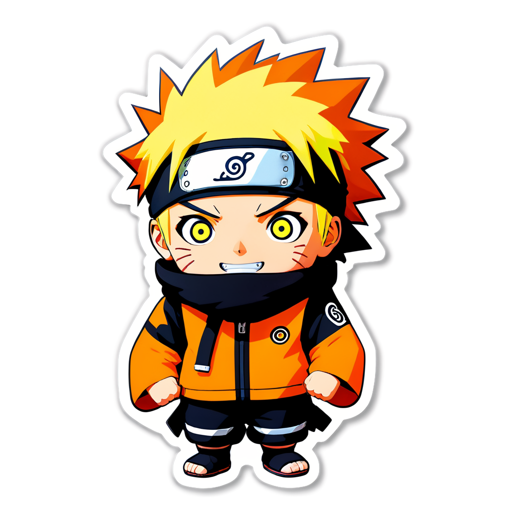 Cute Naruto Sticker