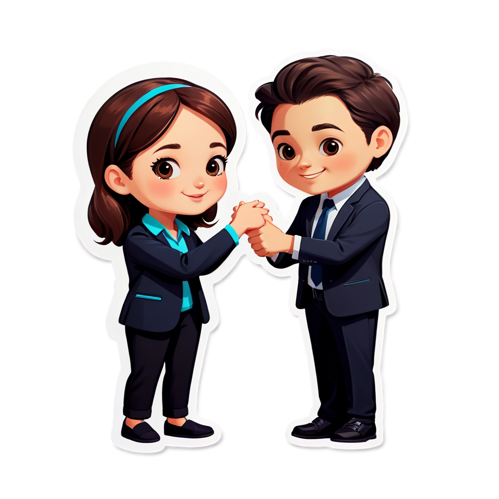 Cute Negotiations Sticker