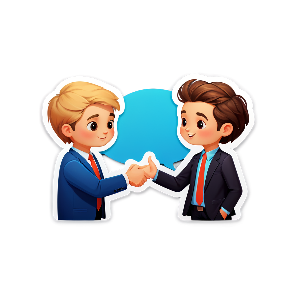 Cute Negotiations Sticker