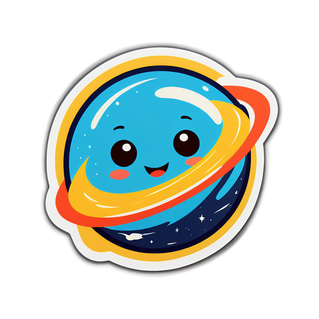 Cute Orbit Sticker