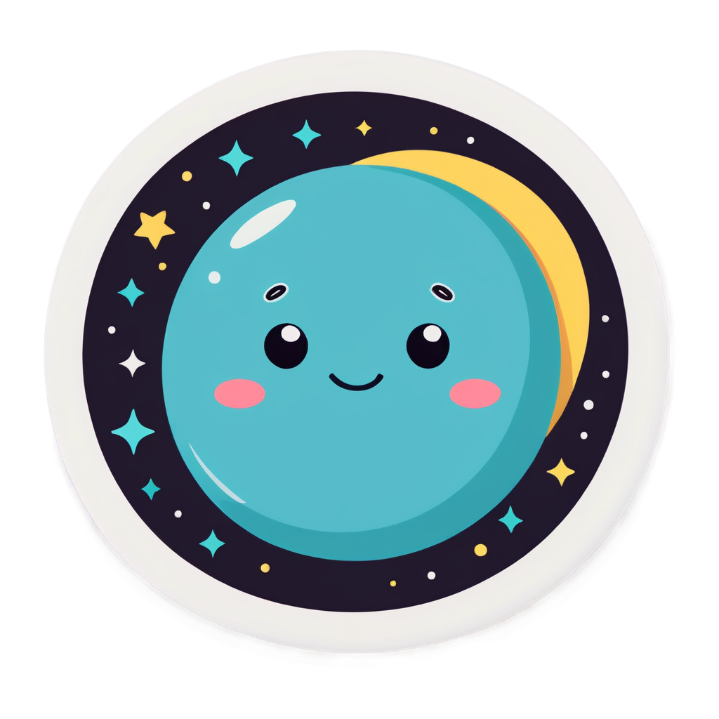 Cute Orbit Sticker