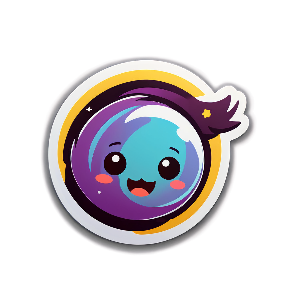 Cute Orbit Sticker