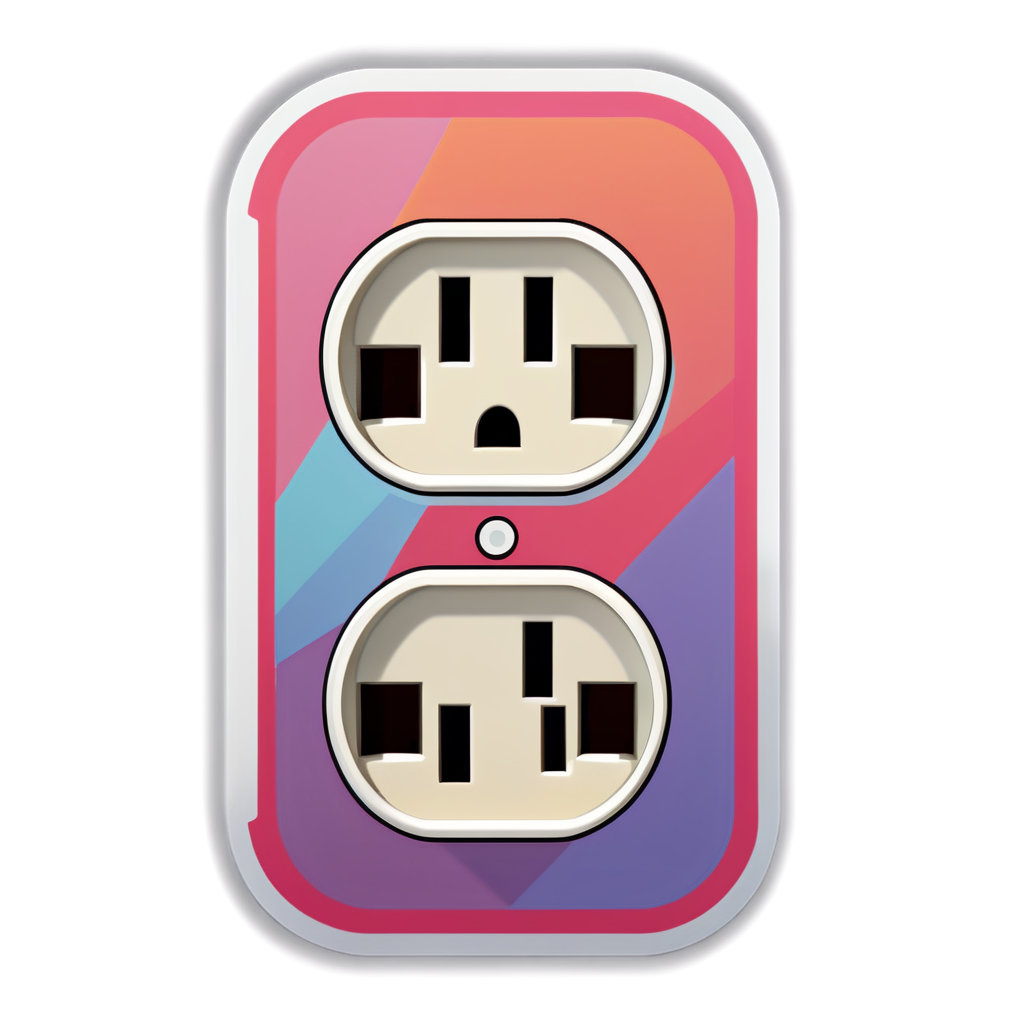 Cute Outlet Sticker