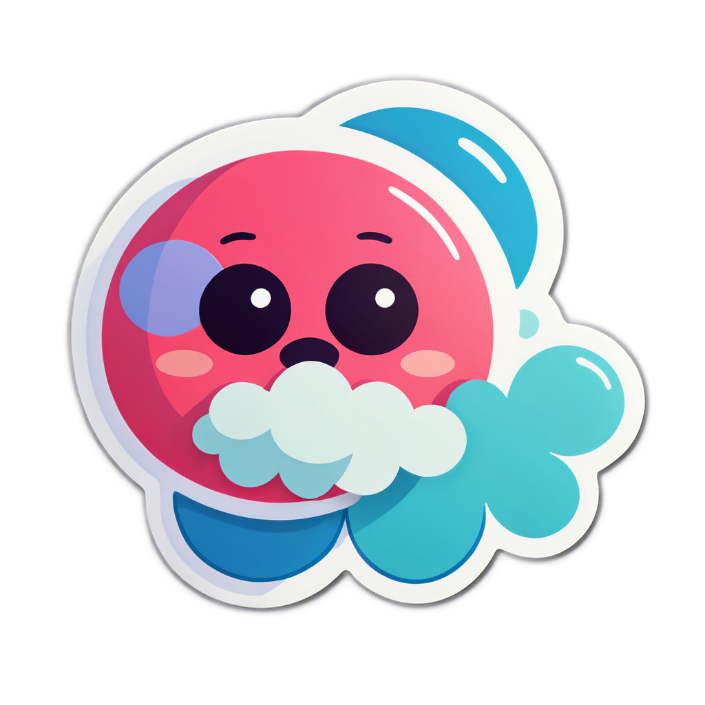 Cute Oxygen Sticker