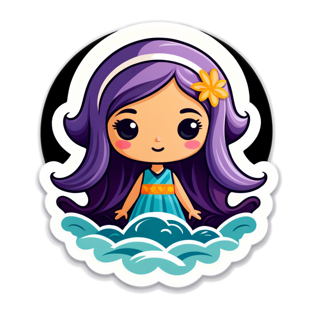 Cute Pacifica Sticker