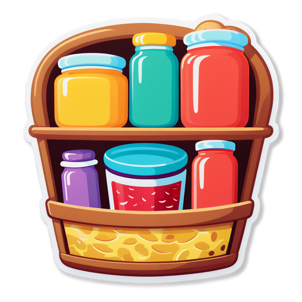 Cute Pantry Sticker