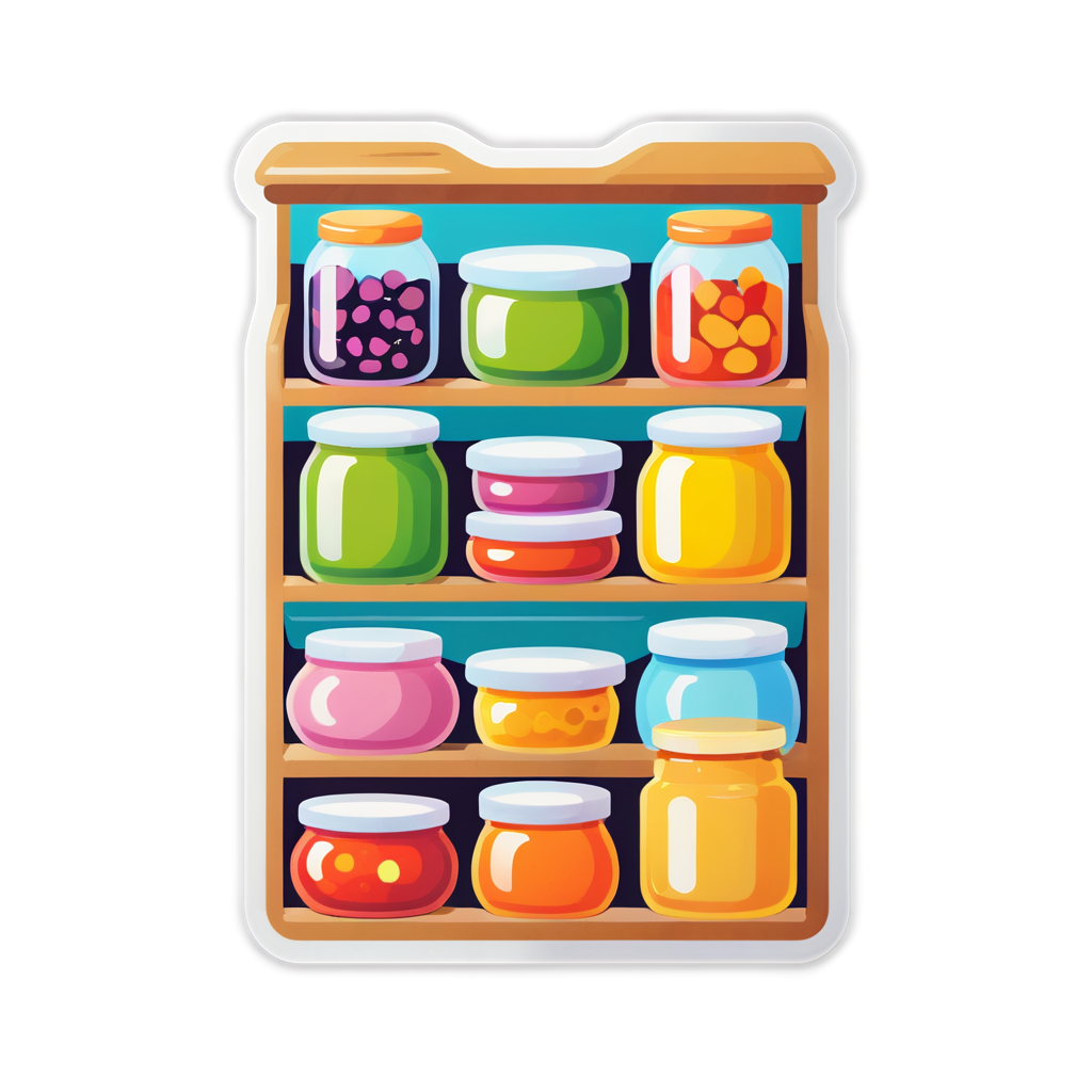 Cute Pantry Sticker