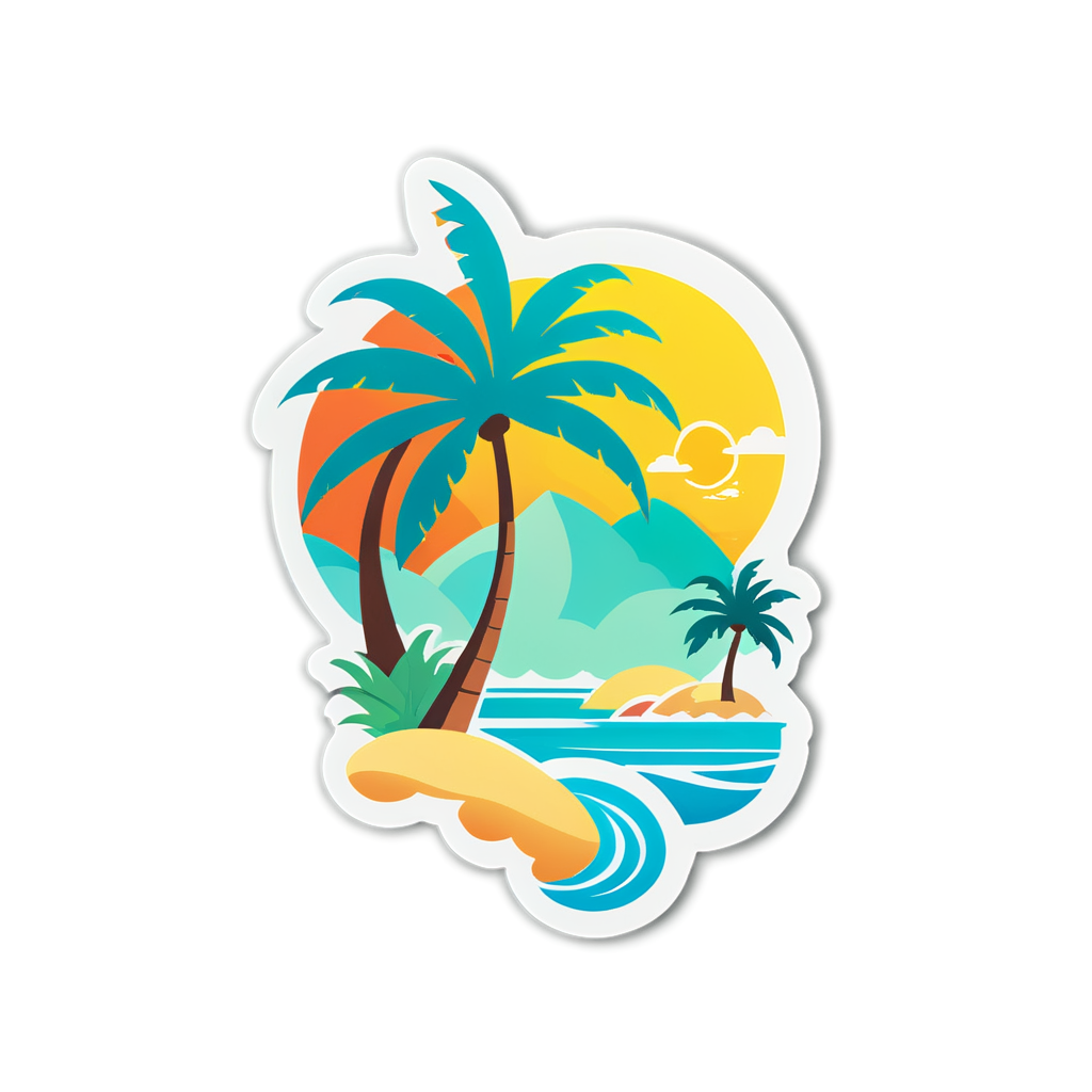 Paradise Sticker Kit