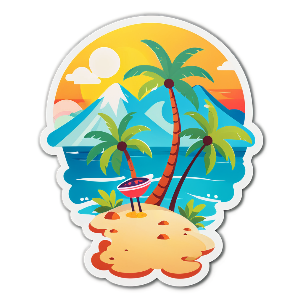 Paradise Sticker Ideas