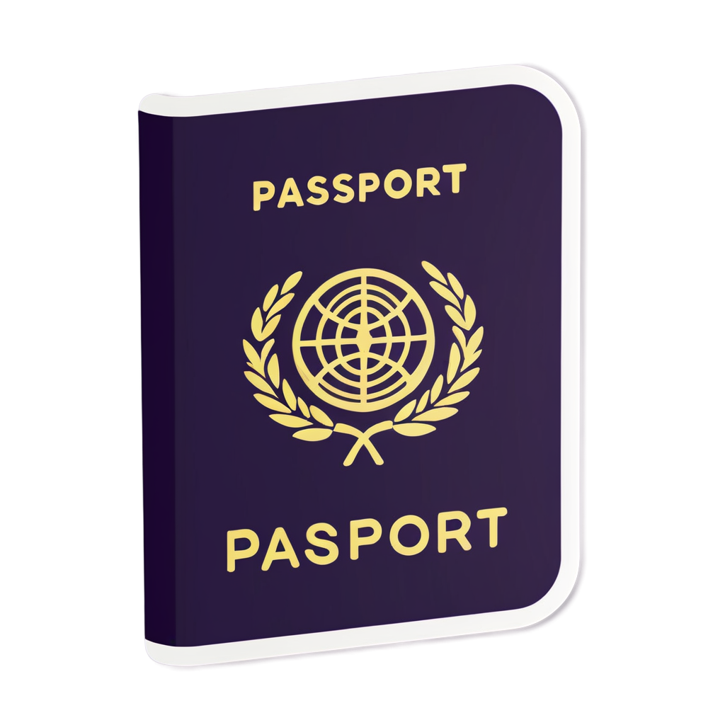 Cute Passport Sticker