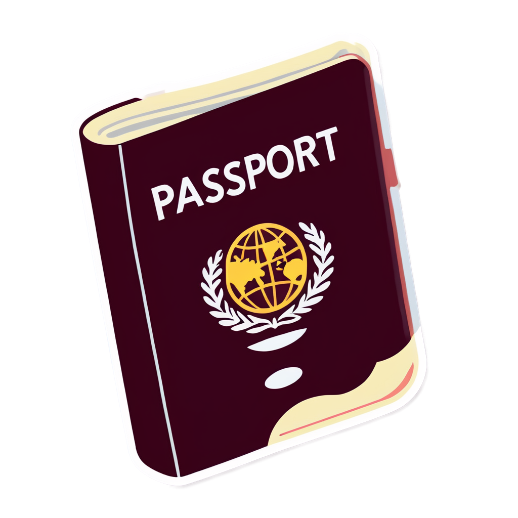 Cute Passport Sticker