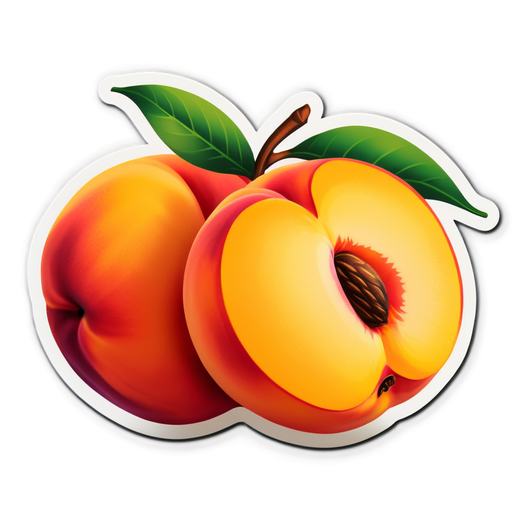 Peaches Sticker Collection