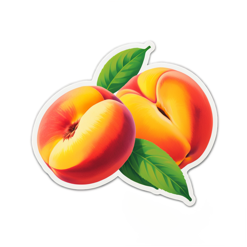 Peaches Sticker Collection