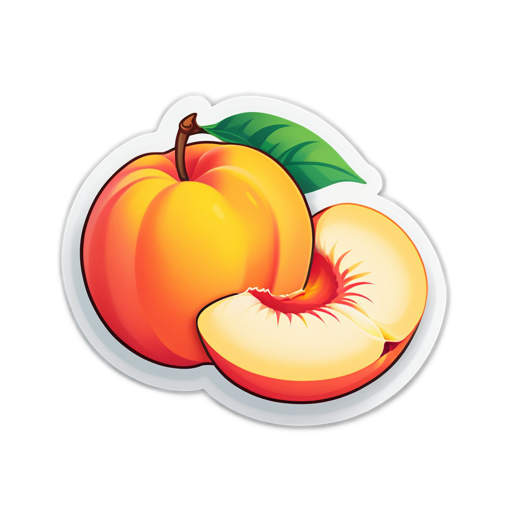 Peaches Sticker Ideas