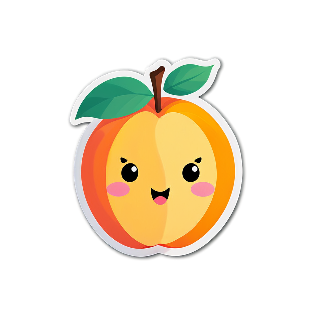 Peaches Sticker Ideas