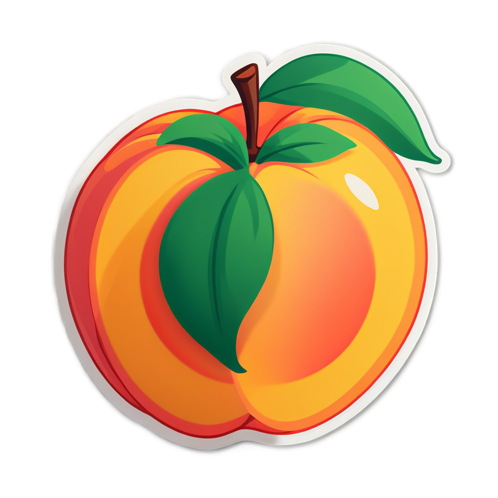 Cute Peachy Sticker