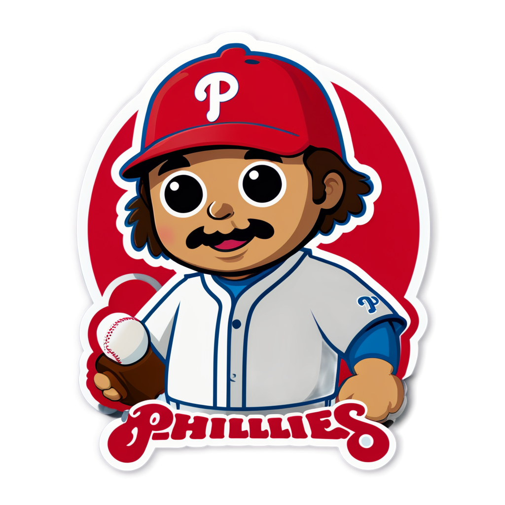 Cute Phillies Sticker