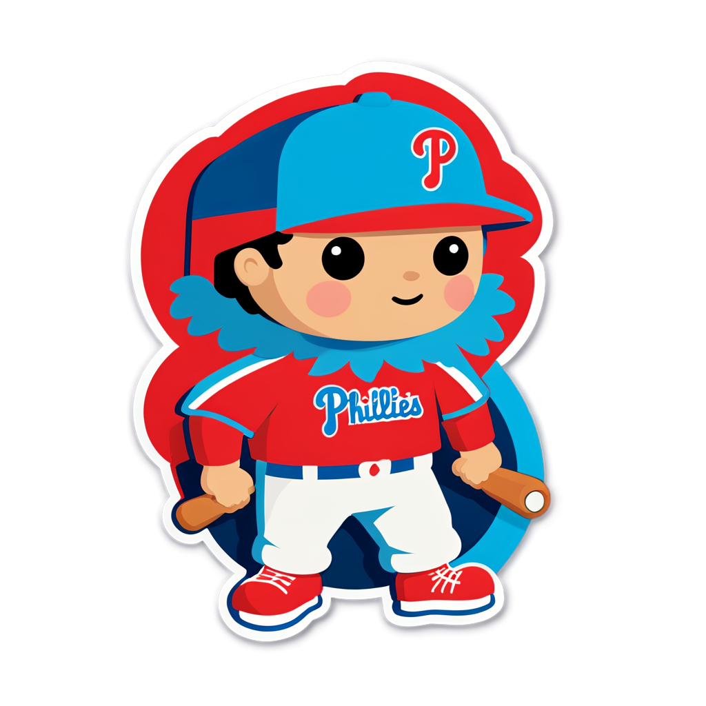 Cute Phillies Sticker