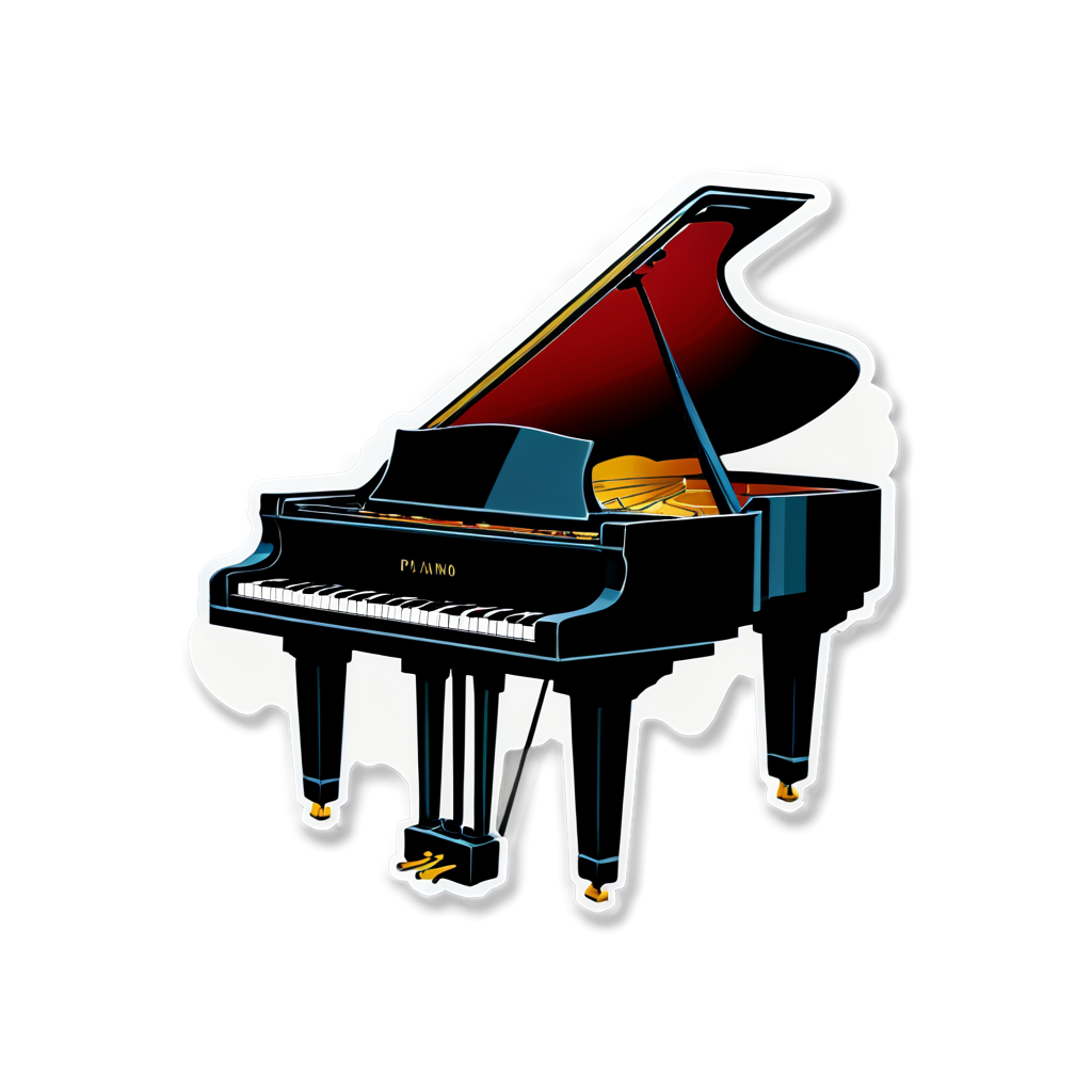 Piano Sticker Collection