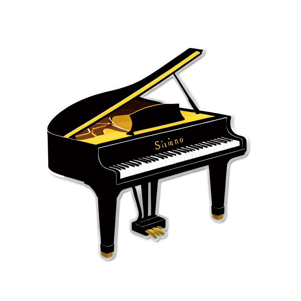 Piano Sticker Ideas