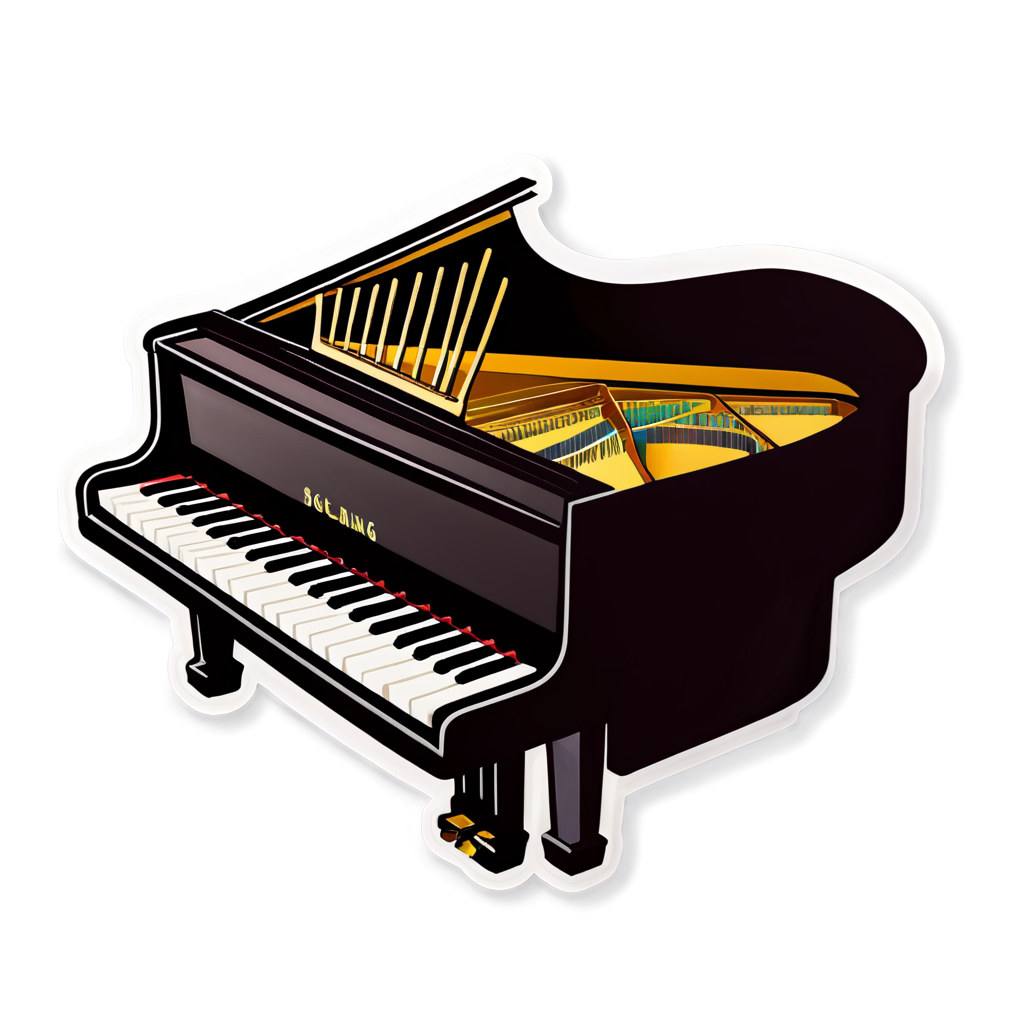 Piano Sticker Ideas