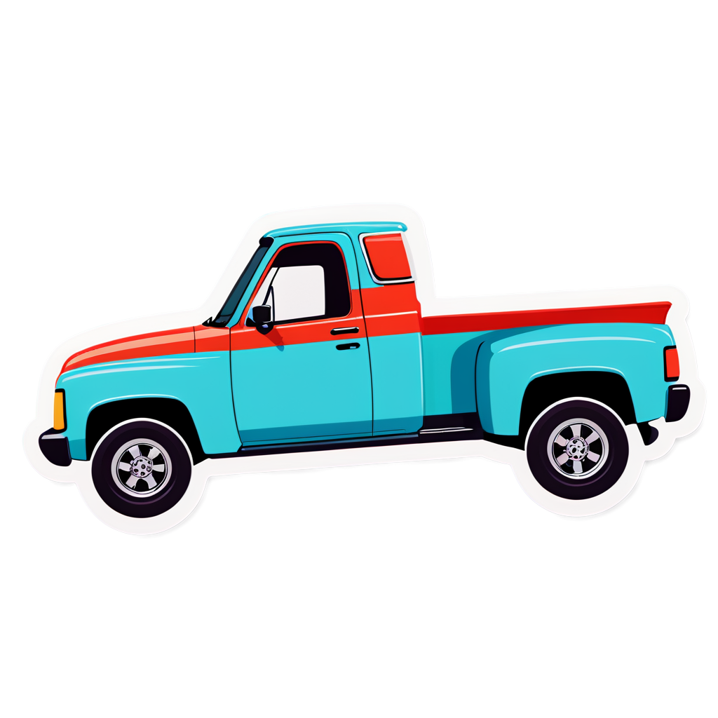 Cute Pickups Sticker