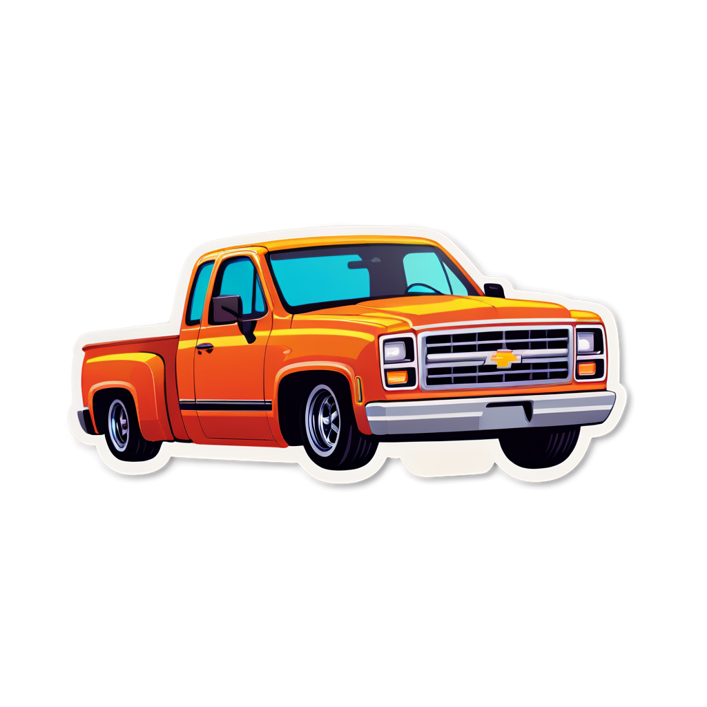 Cute Pickups Sticker