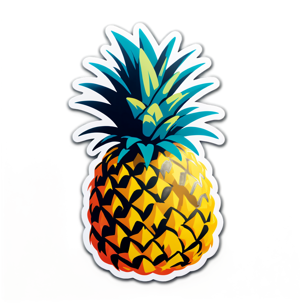 Pinapple Sticker Ideas