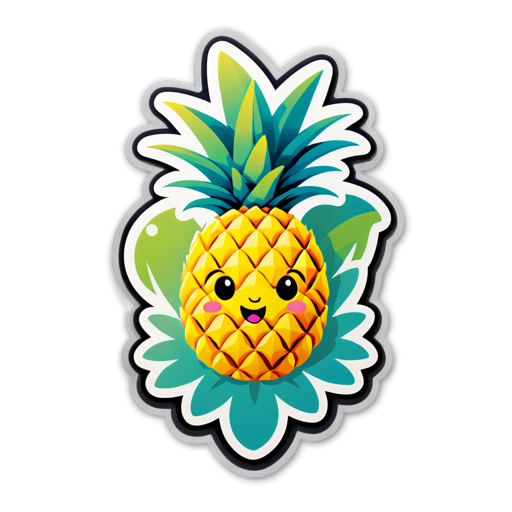 Pinapple Sticker Ideas